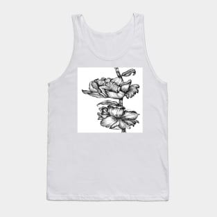 Floral Ink I Tank Top